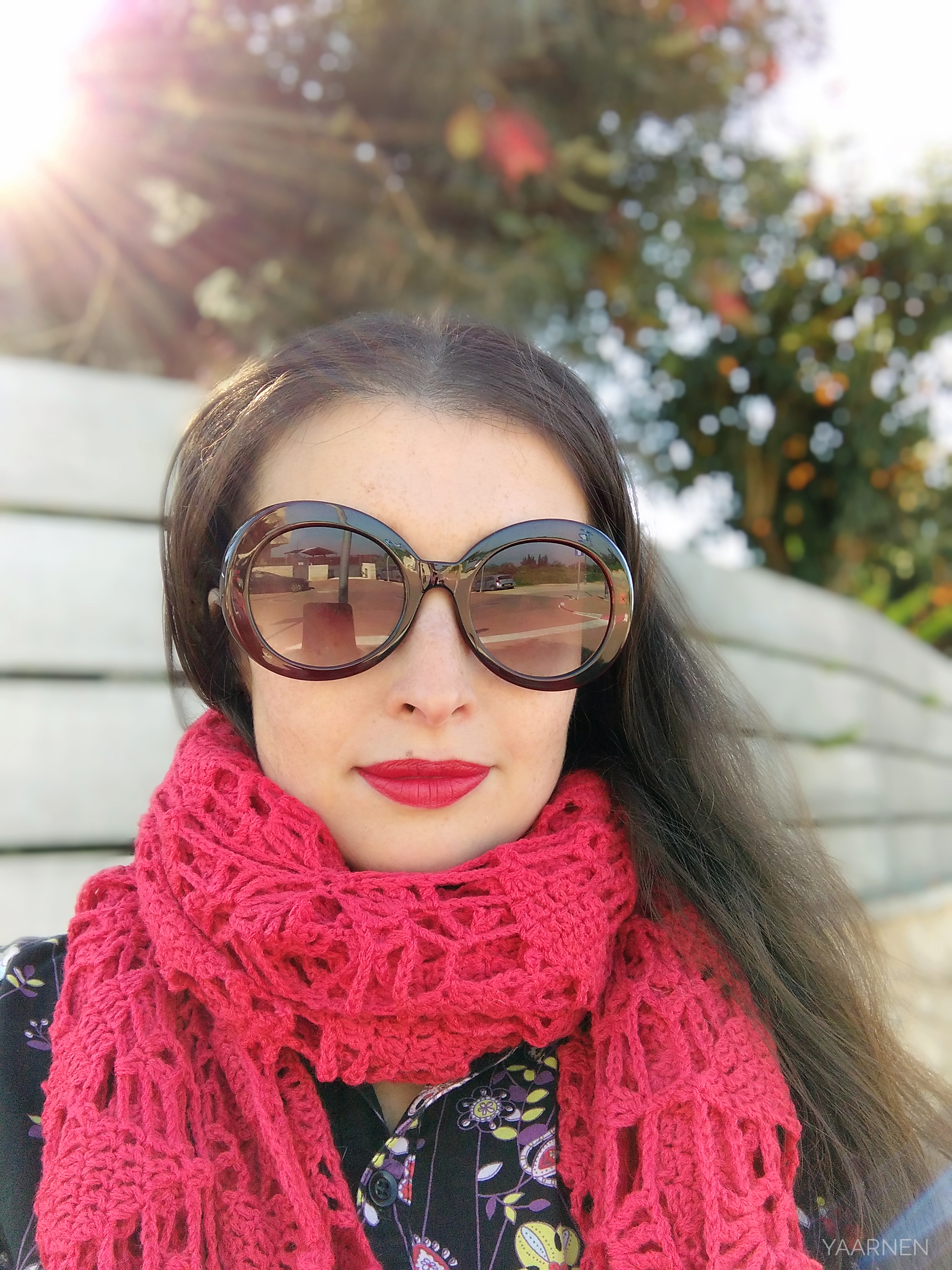 Poinsettia – Crochet Lace Fringed Shawl Pattern (PDF) - Image 4