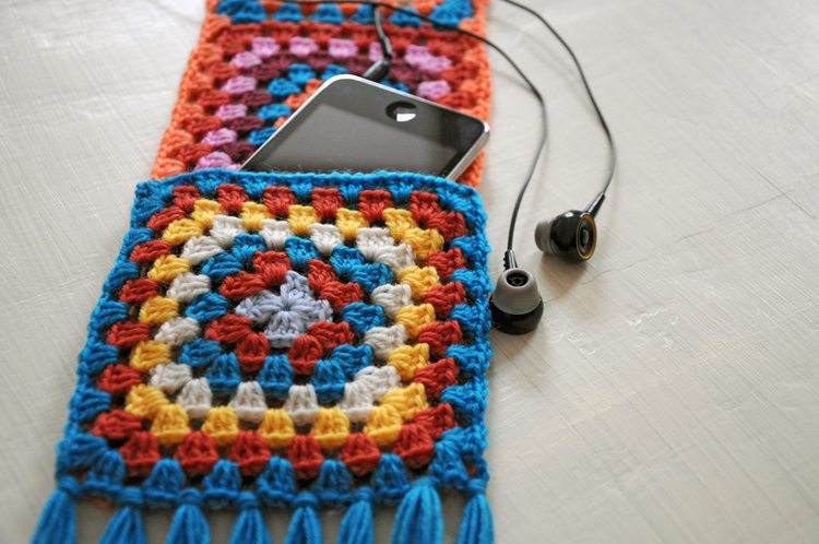 Pocket Scarf – Crochet Granny Square Scarf Pattern (PDF) - Image 6